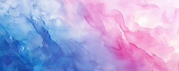 Poster - A vibrant abstract background featuring soft, blended hues of blue and pink, perfect for artistic and modern designs.