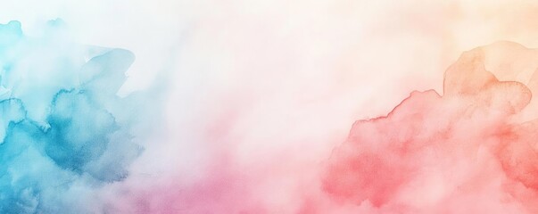 Poster - A soft and dreamy abstract background with gentle colors blending harmoniously, perfect for design and creative projects.