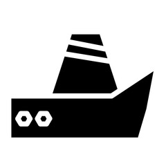 Poster - Kid Boat Ship Glyph Icon