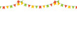 © Alex Hariyandi - Colorful triangular flag decoration with rope. Flags for festive celebration events. Vector illustration