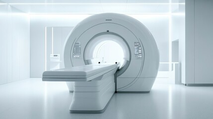 Sticker - Magnetic Resonance Imaging Machine in Sterile Medical Room