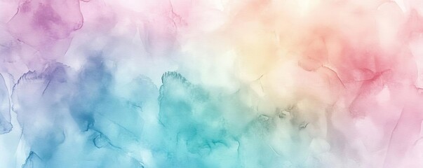 Poster - A serene blend of soft pastel hues, creating a dreamy, ethereal background perfect for artistic projects.