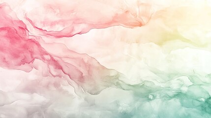 Poster - A beautiful abstract design featuring soft pastel colors blending harmoniously, ideal for backgrounds and creative projects.