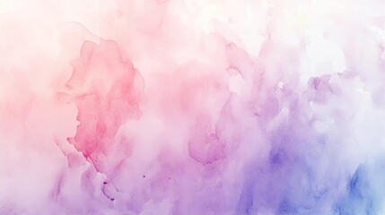 Poster - A soft watercolor background featuring gentle pink and purple hues, perfect for creative and artistic designs.
