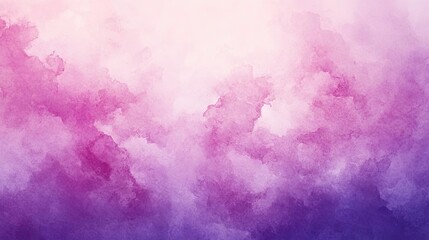 Poster - A dreamy watercolor background with soft pink and purple hues, perfect for digital art, invitations, or creative projects.