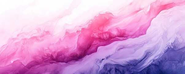 Aufkleber - Vibrant abstract artwork featuring flowing waves of pink and purple hues, ideal for modern decor and design projects.