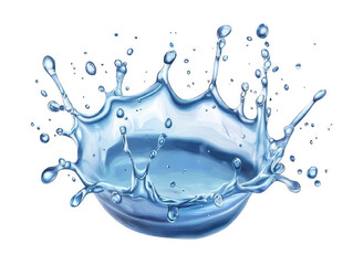 water splash. transparent background
