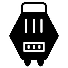 Sticker - Electric Furniture Purifier Glyph Icon