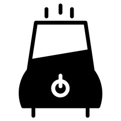 Sticker - Electric Furniture Purifier Glyph Icon