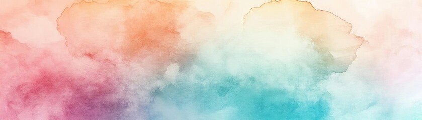 Aufkleber - A vibrant watercolor background featuring a blend of soft colors, perfect for design projects, art prints, and creative applications.