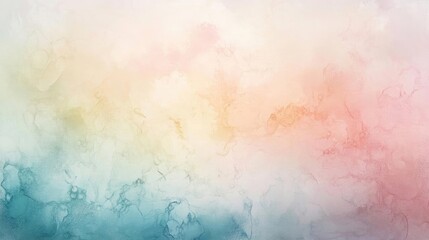 Poster - A soft, abstract background featuring gentle hues of pink, orange, and blue, perfect for artistic and serene projects.