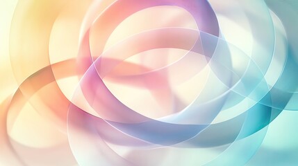 Poster - A serene and vibrant abstract background featuring soft, flowing shapes and gentle colors for modern design.