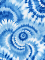 Wall Mural - blue tie dye pattern 2