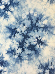 Wall Mural - blue tie dye pattern 10