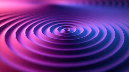Poster - Vibrant abstract waves create captivating ripples in purple and pink hues, evoking movement and harmony in a digital space.