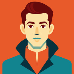 Wall Mural - retro man vintage vector illustration