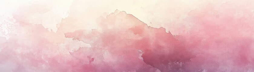 Poster - A soft and dreamy abstract watercolor background in pastel pink hues, perfect for designs and artistic projects.