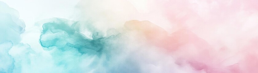 Poster - A serene abstract background featuring soft pastel colors and delicate textures, perfect for creative projects and design.