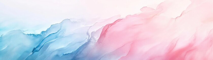 Poster - A stunning abstract background featuring soft hues of blue and pink, ideal for any artistic or creative project.