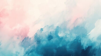 Aufkleber - A serene blend of pastel colors creating an abstract sky-like mood, perfect for backgrounds and artistic projects.