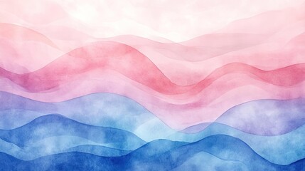 Aufkleber - Soft waves of pastel colors create a serene and calming abstract background ideal for themed designs and artistic projects.