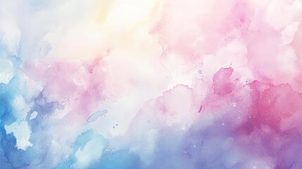 Aufkleber - A vibrant watercolor background featuring soft pastel colors blending seamlessly, perfect for artistic projects and designs.