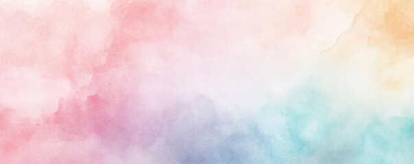 Poster - A soft and colorful abstract background featuring gentle hues blending seamlessly, perfect for creative projects and designs.
