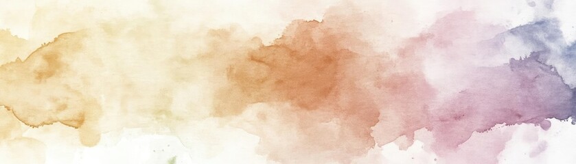 Poster - A soft, colorful watercolor background featuring gentle hues that create a calming and artistic atmosphere.