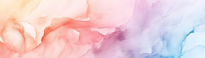 Poster - A serene blend of soft pastel colors creating a dreamy, fluid abstract background perfect for artistic designs and promotions.
