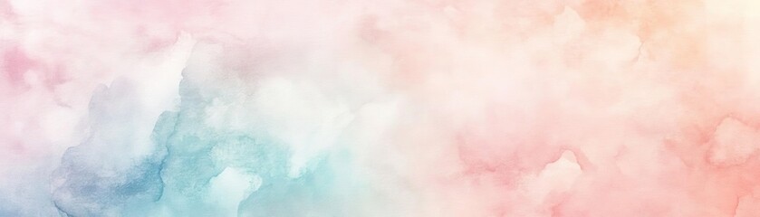 Aufkleber - A beautiful abstract watercolor background featuring soft pastel colors, perfect for invitations, cards, and creative projects.