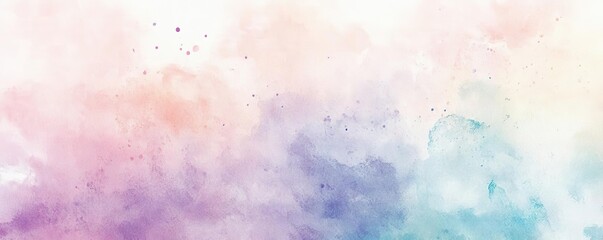 Aufkleber - A soft and colorful abstract watercolor background featuring vibrant hues that inspire creativity and tranquility.