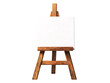 © Maria - a wooden easel with a white canvas
