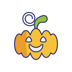 Halloween Pumpkin vector icon