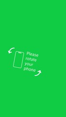 Wall Mural - please rotate your phone. turn you smartphone and rotate device screen, phone flip sign, phone rotat