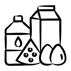 Poster - Dairy Products Icon