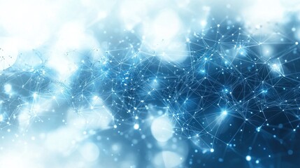 Abstract Digital Network Connection
