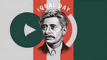 Wall Mural -  Iqbal Day, Poster, Banner,