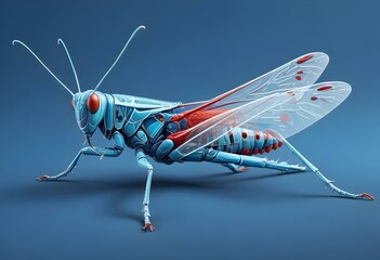 Giant Shield mantis closeup with self defense position on white background Shield mantis closeup