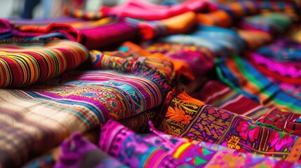 Vibrant Textile Crafts: A Cultural Tapestry of Guatemala's Mayan Artistry