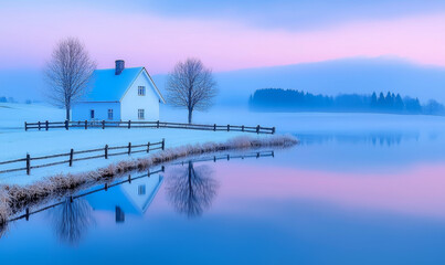 house_and_river_landscape