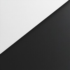 Poster - Black and White Textured Diagonal Split