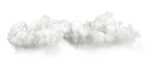 Wall Mural - cut out tranquility clouds heavenly isolate on transparent backgrounds 3d rendering png