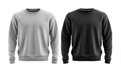 3d rendering, illustration, mockup of a blank sweatshirt in front view