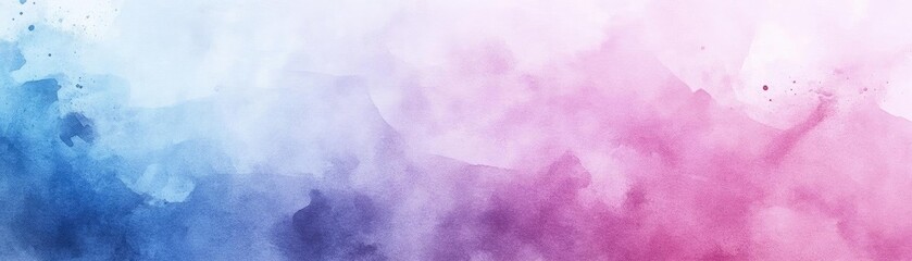 Aufkleber - A soft and vibrant abstract watercolor background in pastel shades of blue and pink, perfect for creative projects.