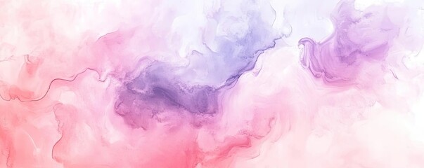 Aufkleber - A beautiful abstract background showcasing soft pink and purple hues blending together in a dreamy watercolor effect.