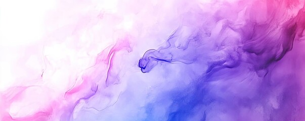 Poster - A vibrant abstract swirl of pink, purple, and blue, creating a dreamy atmosphere perfect for backgrounds and artistic projects.