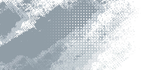 Wall Mural - halftone on white background. Glitter vector dots or halftone glitter pattern texture Pop Art Style Background, grey grunge, eps10.