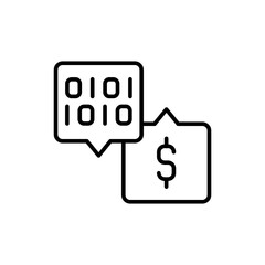 Poster - Software engineering outline icons, minimalist vector illustration ,simple transparent graphic element .Isolated on white background