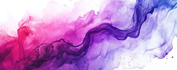 Wall Mural - Vibrant abstract artwork featuring flowing colors of pink and purple, blending seamlessly in a dynamic and aesthetic design.