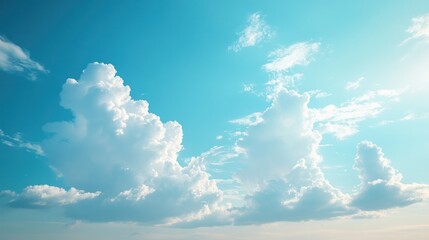 Blue sky cloud gradient light white background. Beauty dummer clear cloudy in sunshine calm bright winter air bacground. environment day horizon skyline view spring